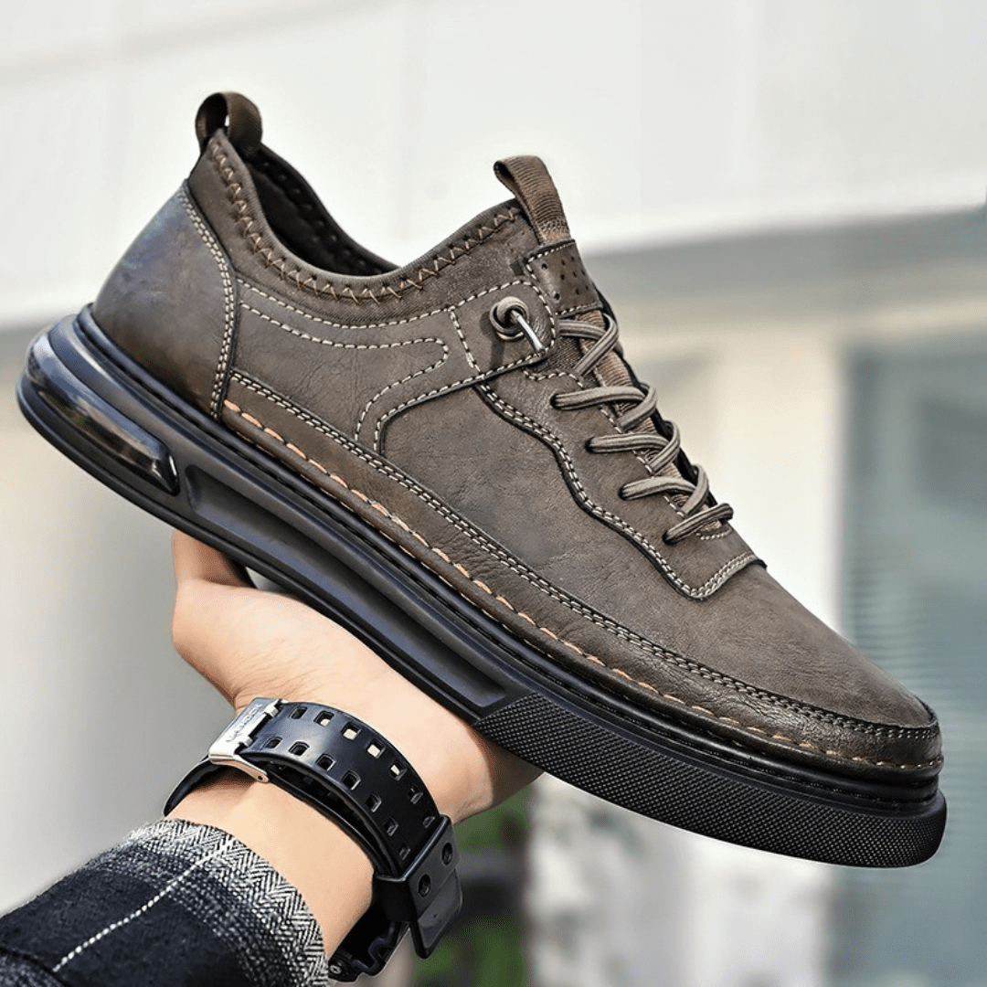 The Ashford Leather Sneakers - Greyson Vale