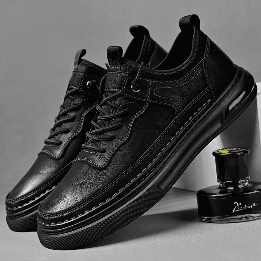 The Ashford Leather Sneakers - Greyson Vale