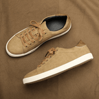 The Barrett Leather Sneaker - Camel - 8