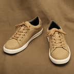 The Barrett Leather Sneaker - Camel - 8