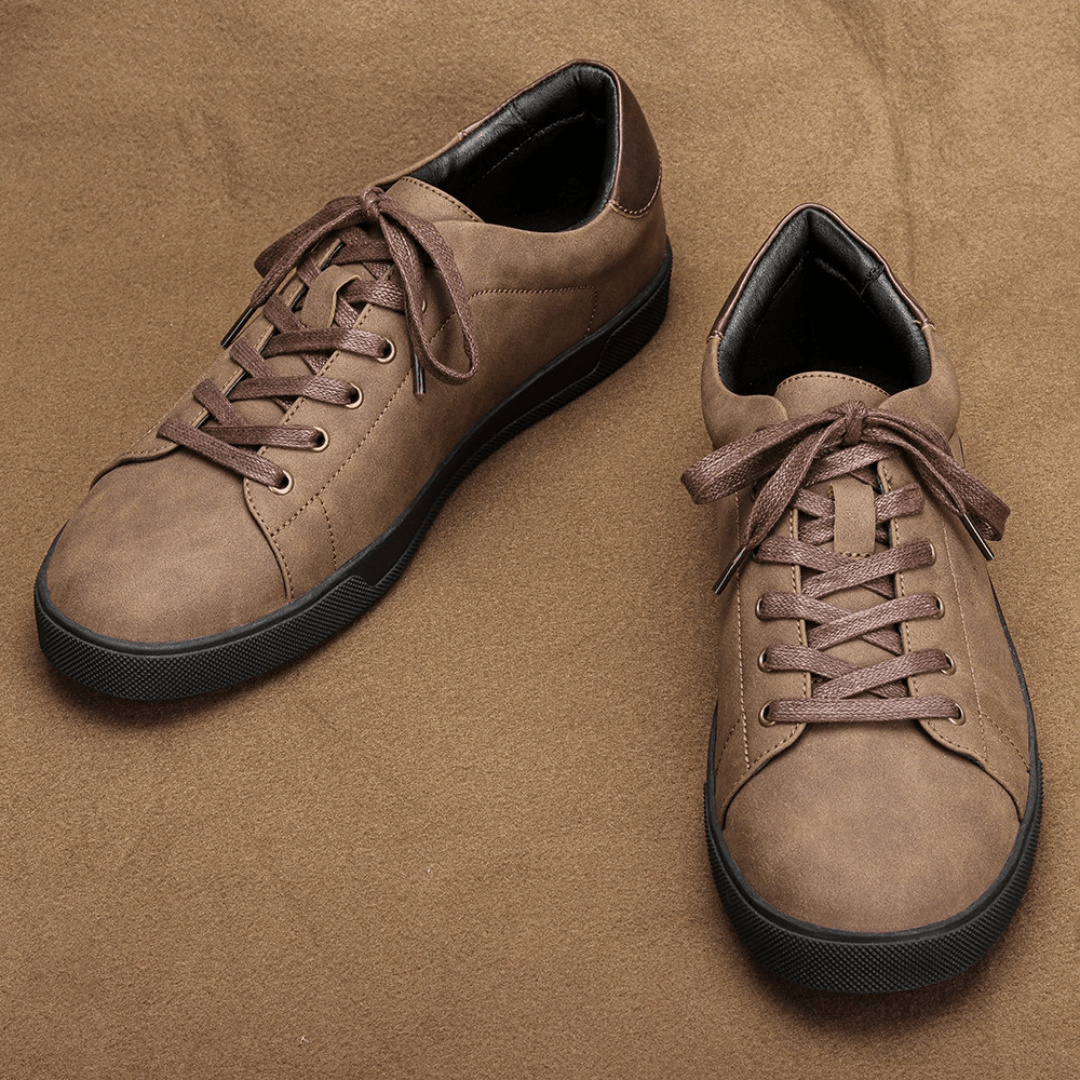 The Barrett Leather Sneaker - Espresso - 8