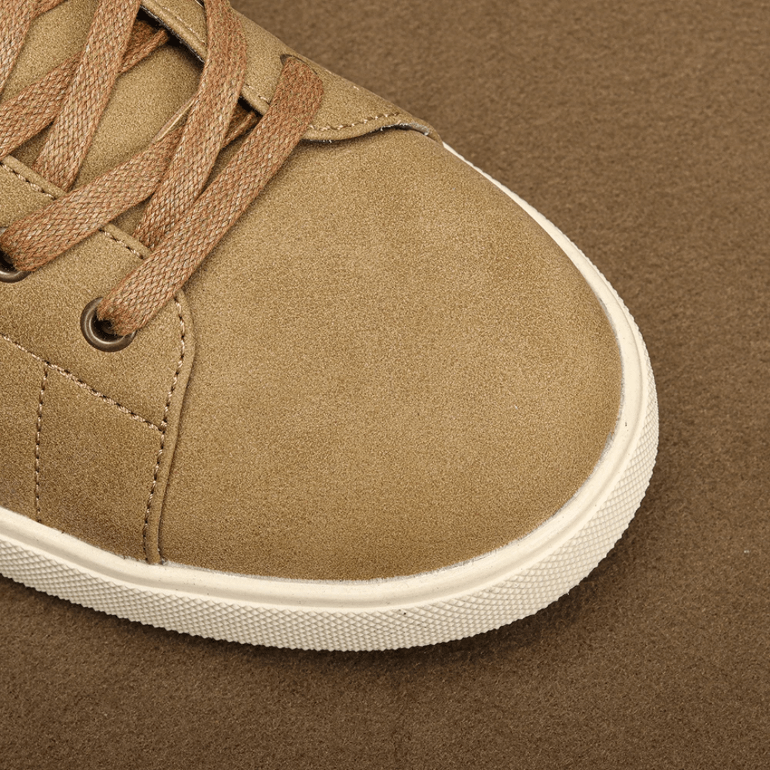 The Barrett Leather Sneaker - Camel - 8