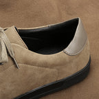 The Barrett Leather Sneaker - Khaki - 8