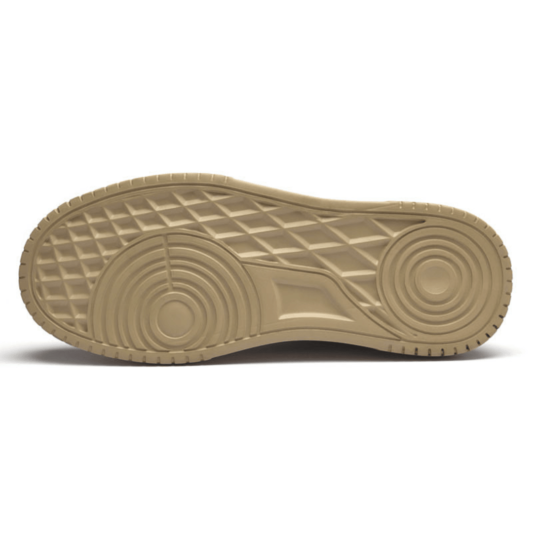 The Bastion Leather Sneaker - Khaki - 6.5