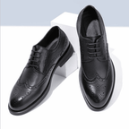 The Beckett Brogue Derby - Black - 11.5