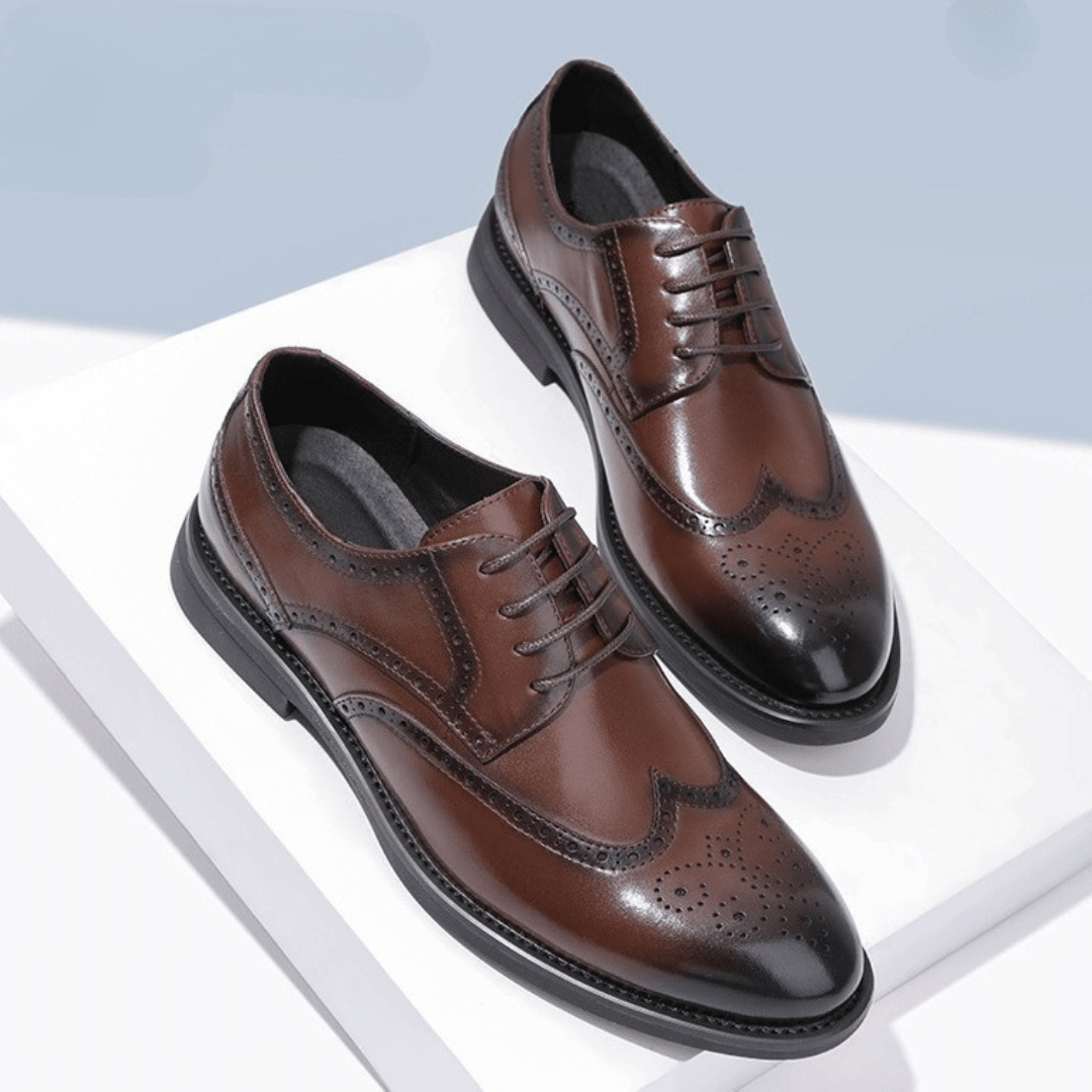 The Beckett Brogue Derby - Brown - 11.5