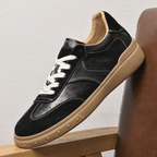 The Bennett Leather Trainer - Black - 6