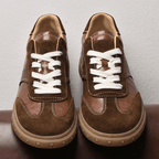 The Bennett Leather Trainer - Brown - 6