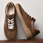 The Bennett Leather Trainer - Brown - 6