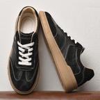 The Bennett Leather Trainer - Black - 6