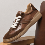 The Bennett Leather Trainer - Brown - 6
