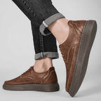 The Brewer Leather Sneaker - Greyson Vale