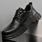 The Bridger Leather Shoe - Black - 6.5