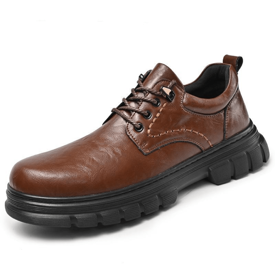 The Bridger Leather Shoe - Brown - 6.5