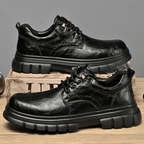 The Bridger Leather Shoe - Black - 6.5