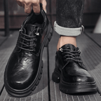 The Bridger Leather Shoe - Black - 6.5