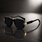 The Brighton Oversized Aviators - Black - 