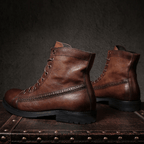 The Brixton Leather Boot - Vintage Brown - 6