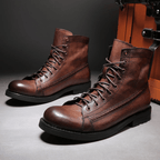 The Brixton Leather Boot - Vintage Brown - 6