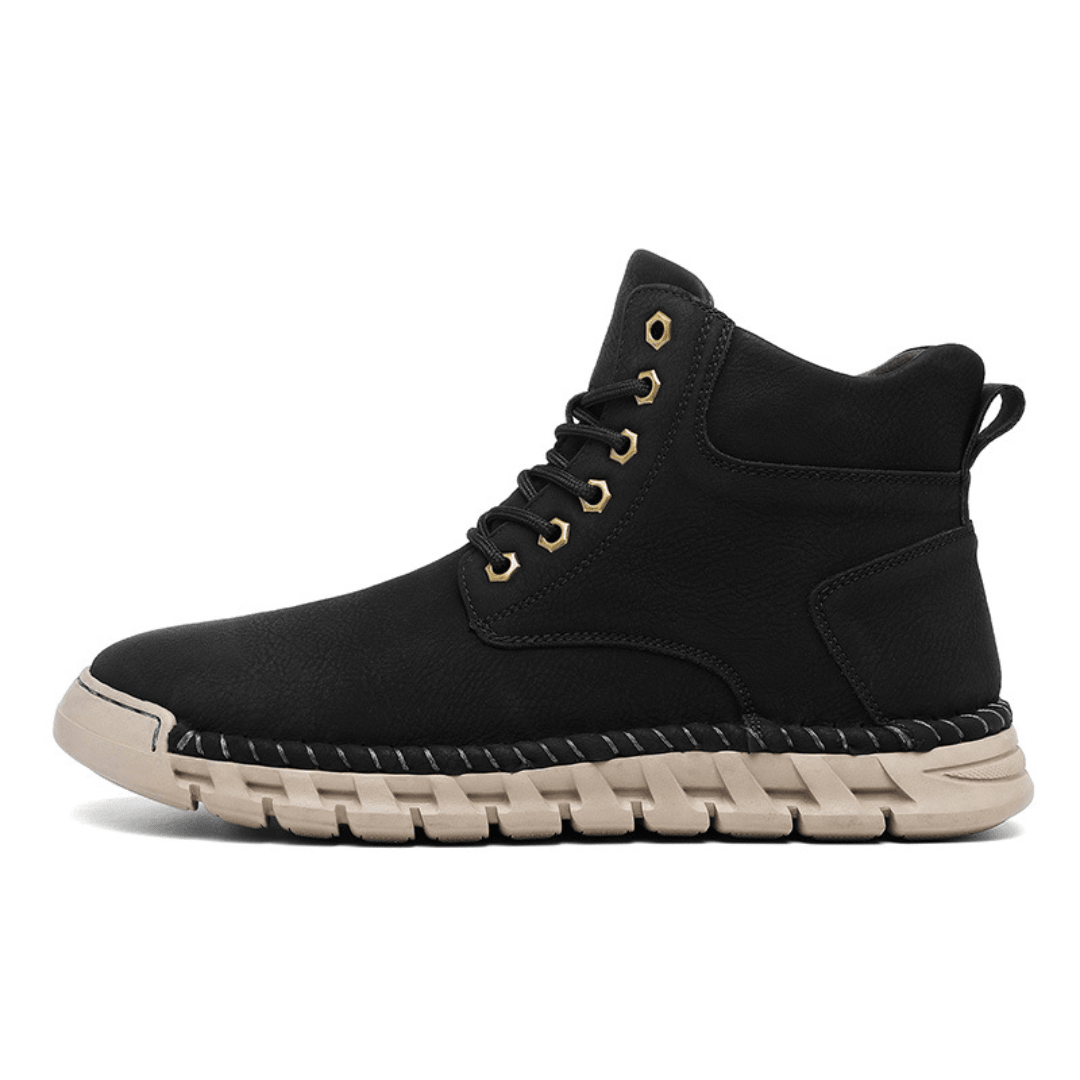 The Bronson Leather Boot - Black - 7.5