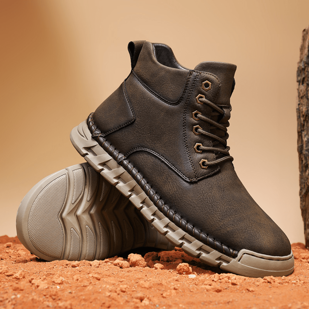 The Bronson Leather Boot - Espresso - 7.5
