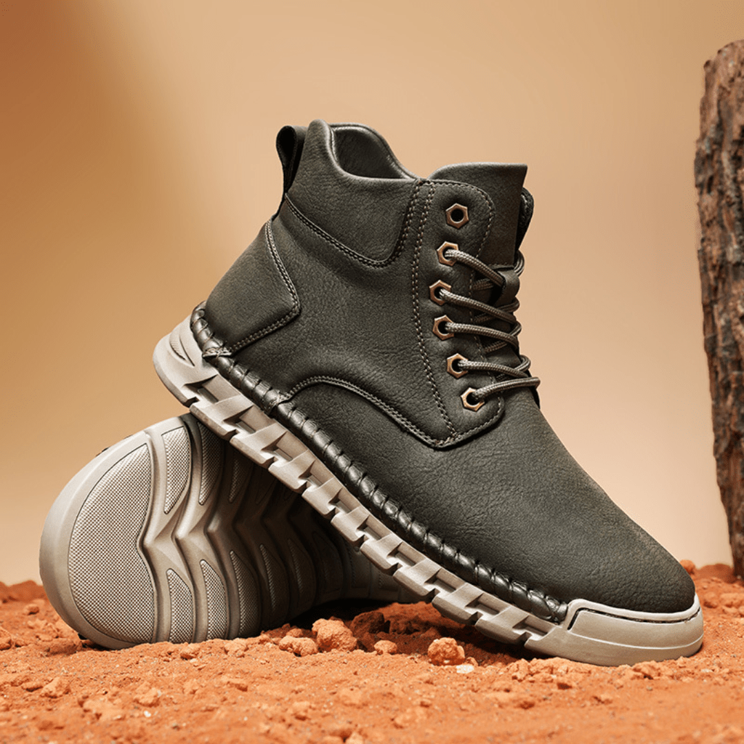 The Bronson Leather Boot - Green - 7.5
