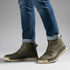The Bronson Leather Boot - Green - 7.5