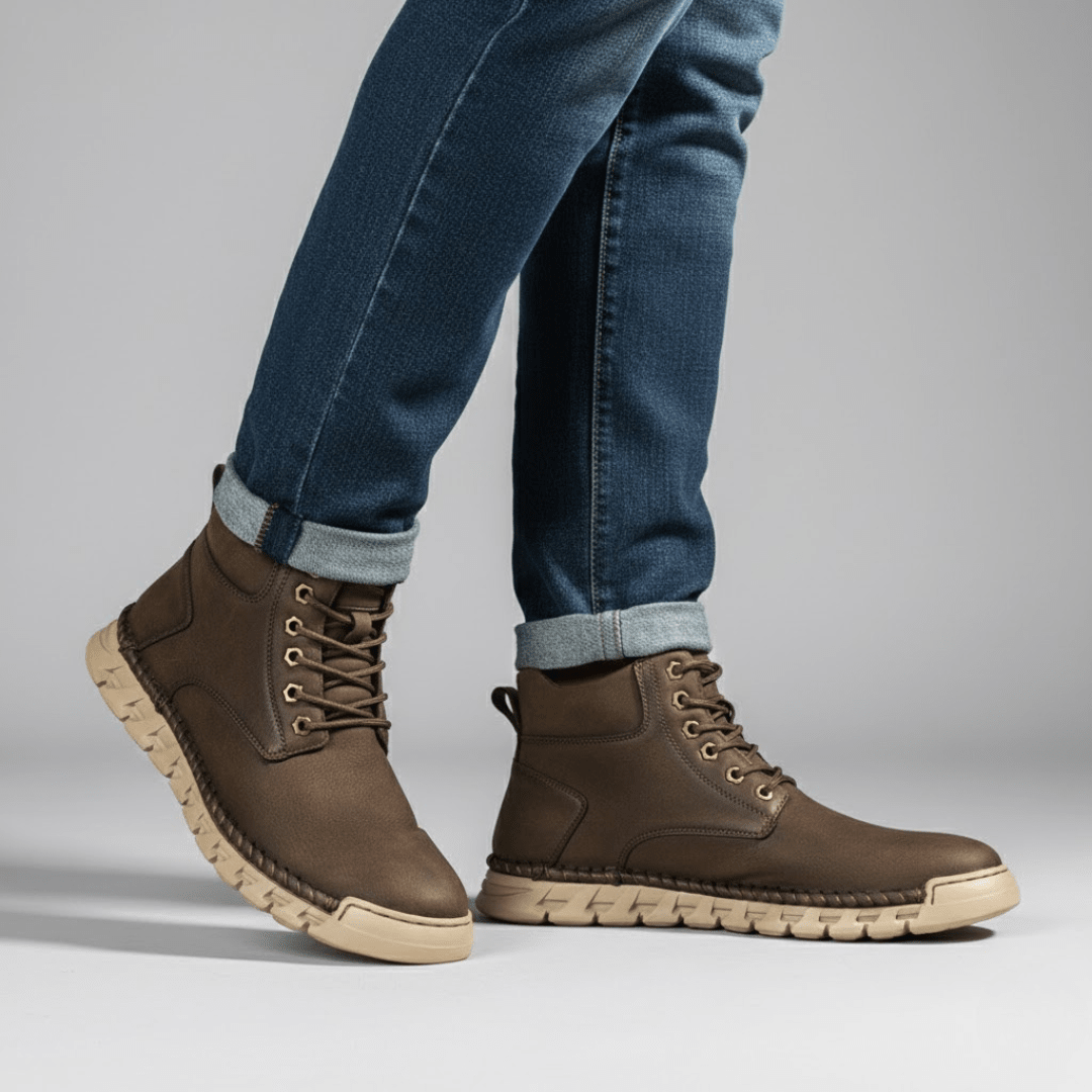 The Bronson Leather Boot - Espresso - 7.5