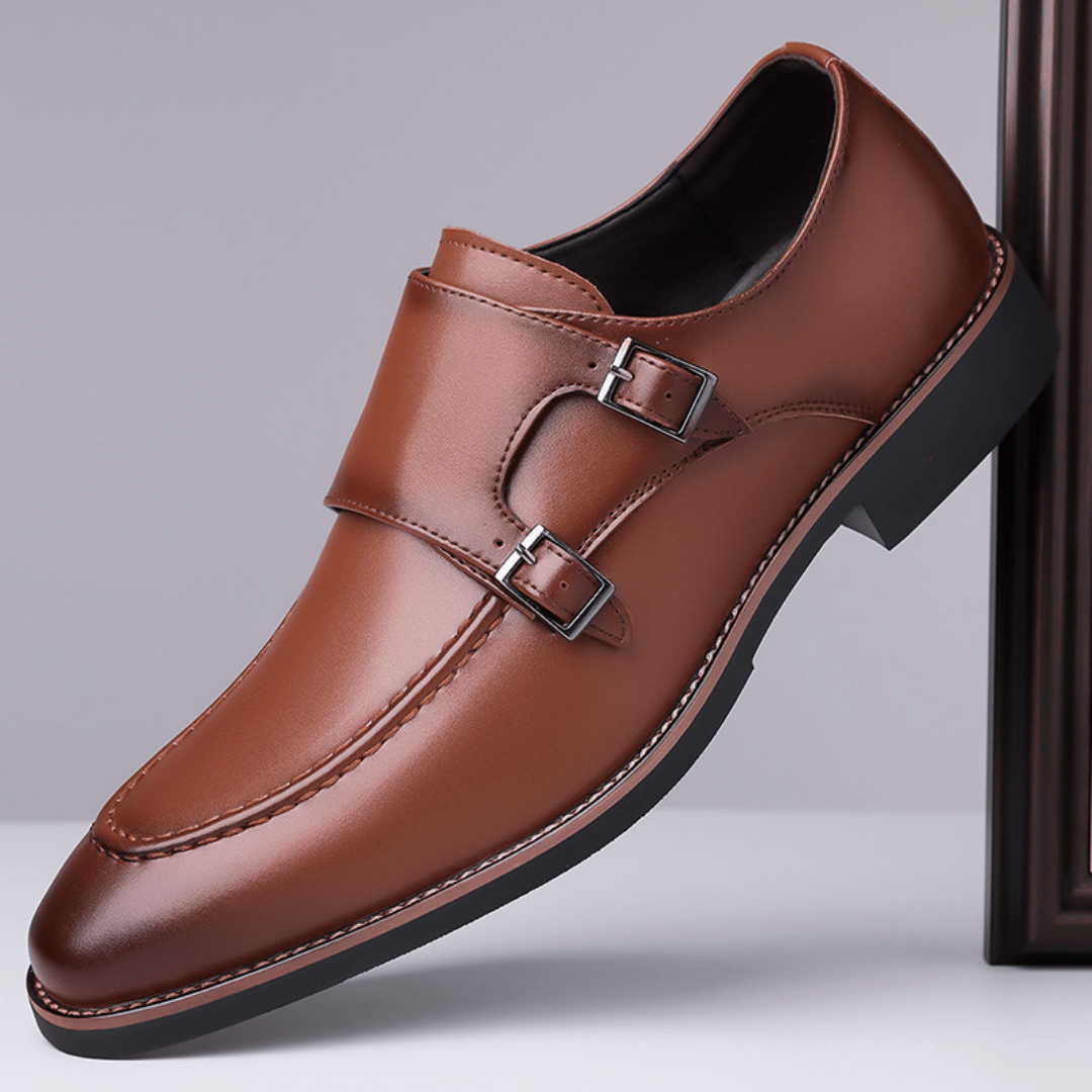 The Calloway Double Monk - Brown - 6.5
