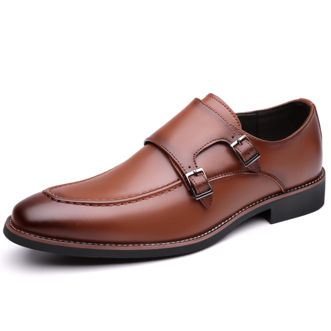 The Calloway Double Monk - Brown - 6.5