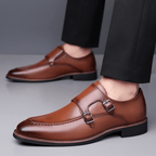 The Calloway Double Monk - Brown - 6.5