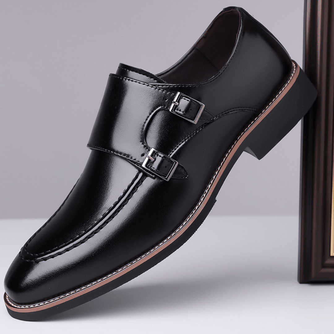 The Calloway Double Monk - Black - 6.5