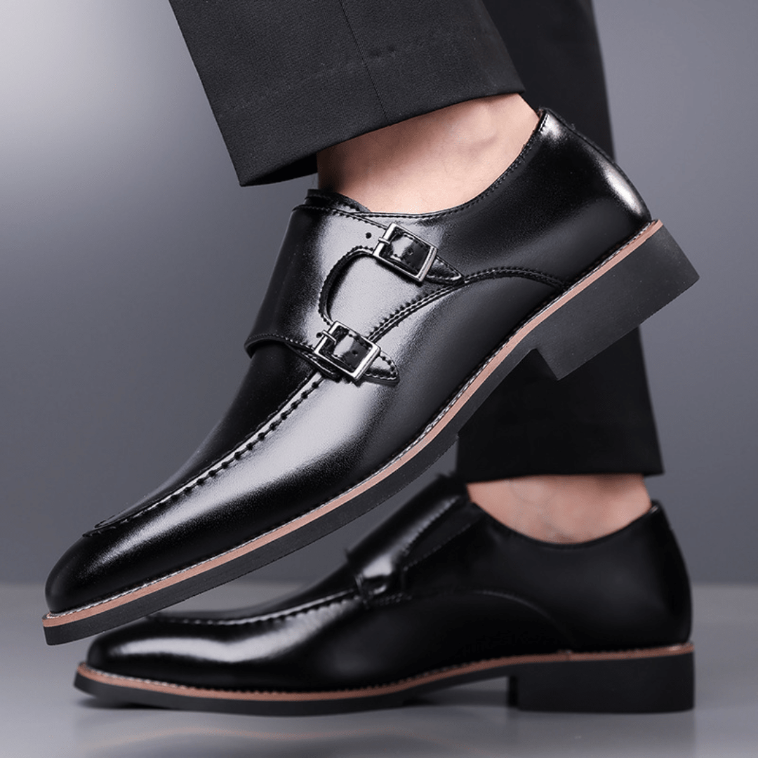 The Calloway Double Monk - Black - 6.5