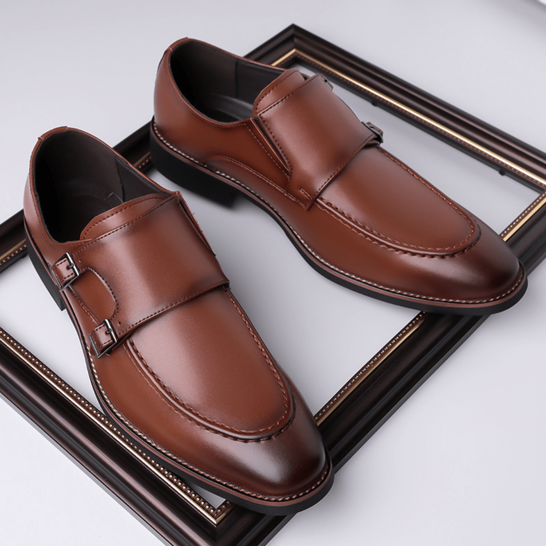 The Calloway Double Monk - Brown - 6.5