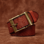 The Canyon Ridge Leather Belt - Greyson Vale