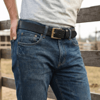 The Canyon Ridge Leather Belt - Greyson Vale