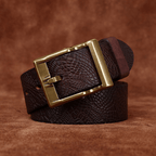 The Canyon Ridge Leather Belt - Greyson Vale
