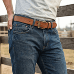 The Canyon Ridge Leather Belt - Greyson Vale