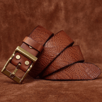 The Canyon Ridge Leather Belt - Greyson Vale