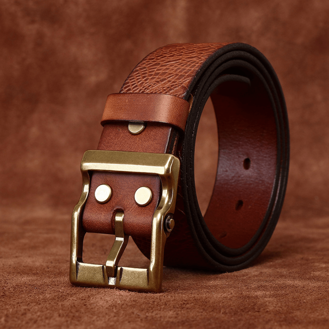 The Canyon Ridge Leather Belt - Greyson Vale