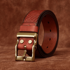 The Canyon Ridge Leather Belt - Greyson Vale