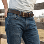 The Canyon Ridge Leather Belt - Greyson Vale