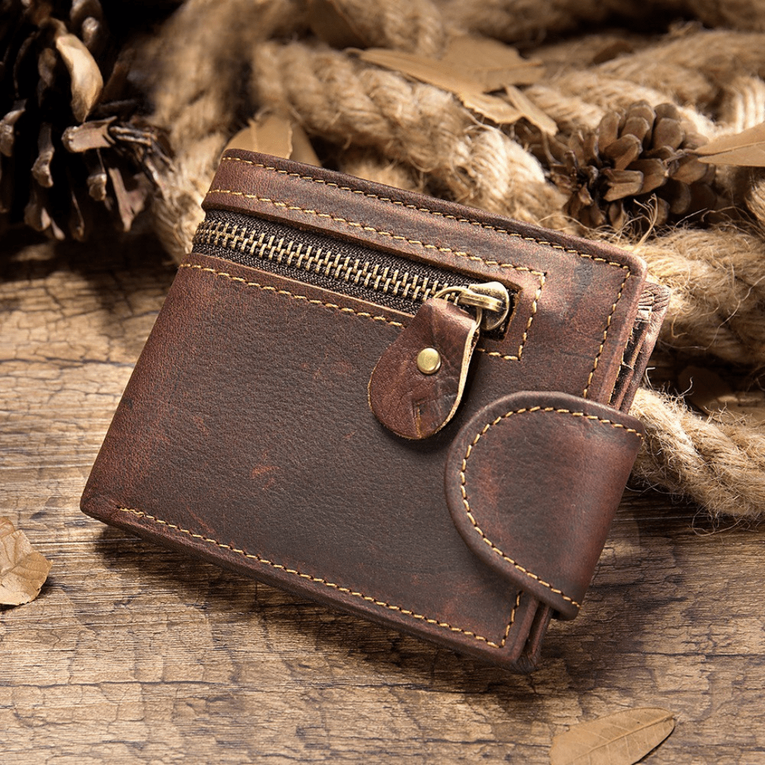 The Canyon Ridge Leather Bifold - Greyson Vale