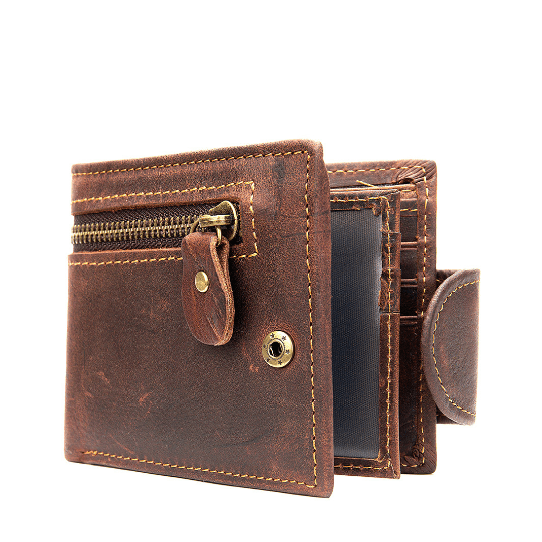 The Canyon Ridge Leather Bifold - Greyson Vale