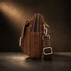The Carson Leather Crossbody - Espresso - 