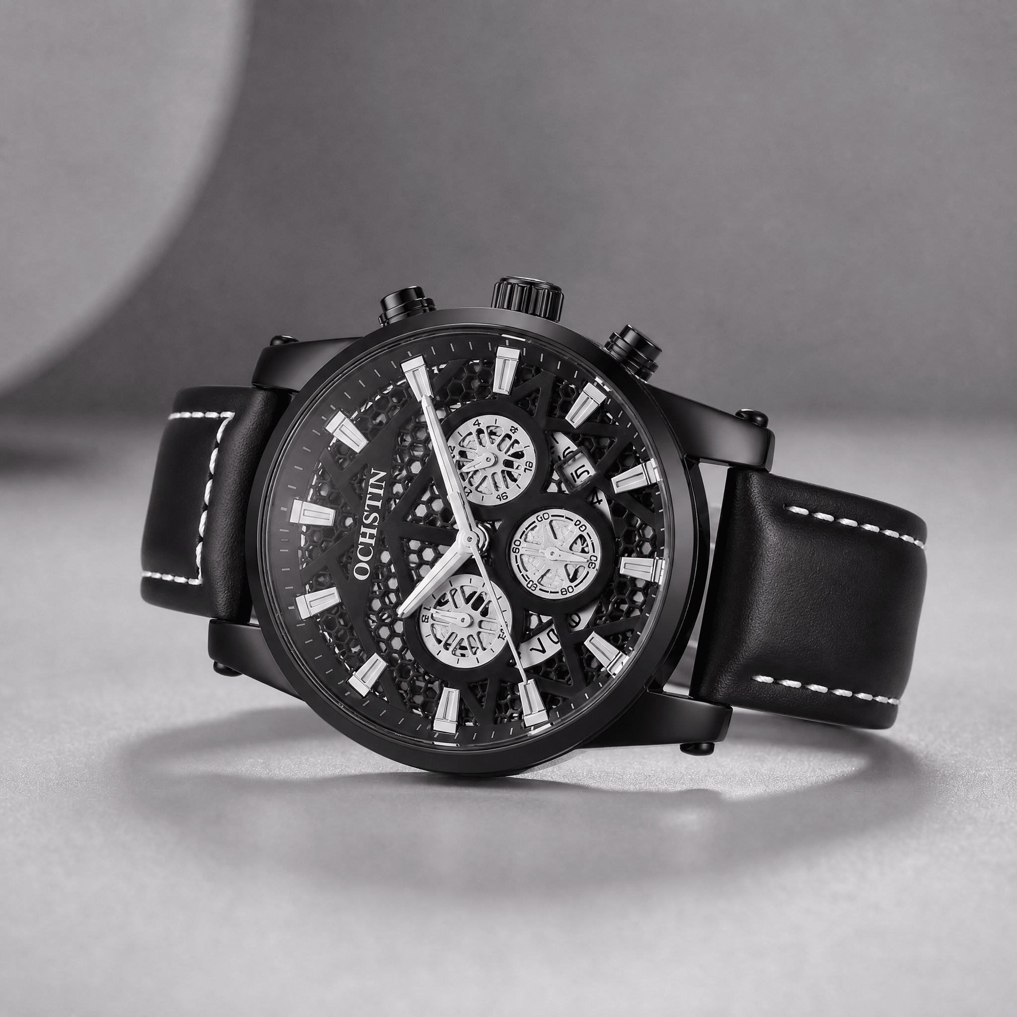 The Caspian Chronograph - Black - 