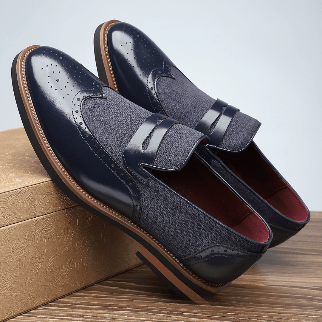 The Castellano Loafer - Navy - 6.5