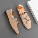 The Cayman Tassel Loafer - Beige - 6