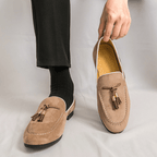 The Cayman Tassel Loafer - Beige - 6