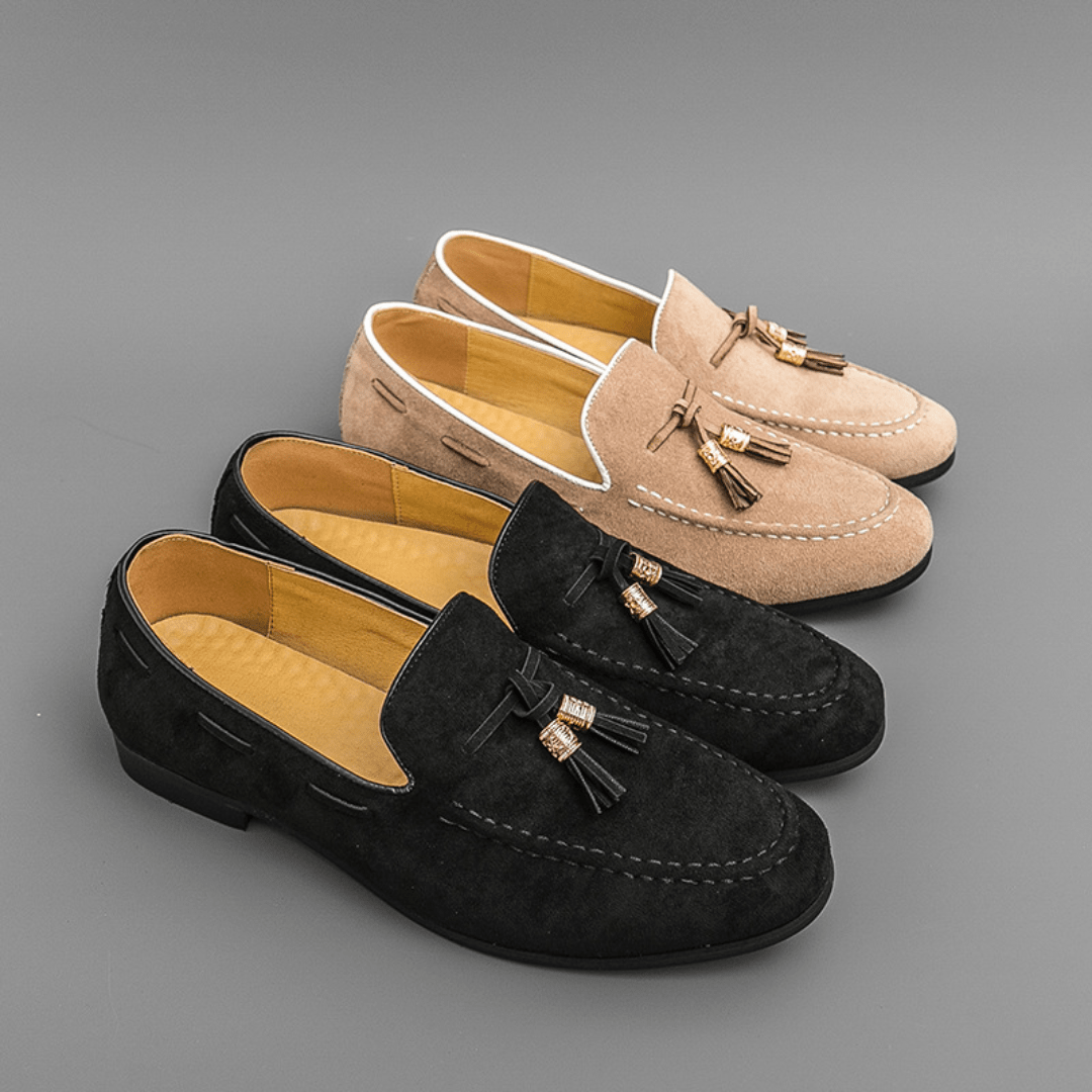 The Cayman Tassel Loafer - Black - 6